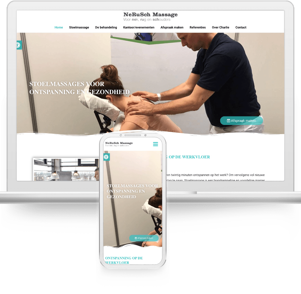 Nerusch massage Stoelmassage Designbase